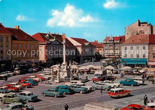 AK / Ansichtskarte Wiener_Neustadt Hauptplatz Mariens?ule Rathaus  Wiener_Neustadt