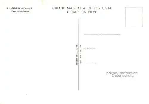 AK / Ansichtskarte Guarda_Portugal Fliegeraufnahme Guarda Portugal