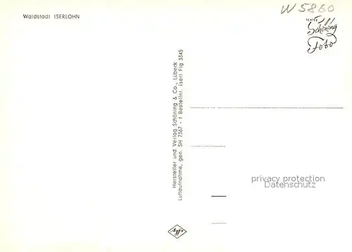 AK / Ansichtskarte Iserlohn Fliegeraufnahme Iserlohn