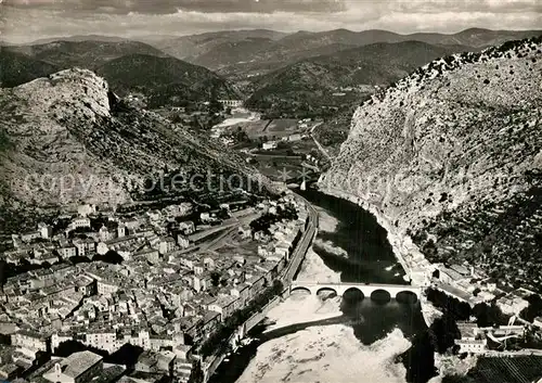 AK / Ansichtskarte Anduze Fliegeraufnahme Les Trois Ponts sur le Gardon Anduze