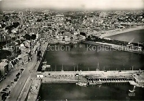 AK / Ansichtskarte Granville_Manche Fliegeraufnahme Port Granville_Manche