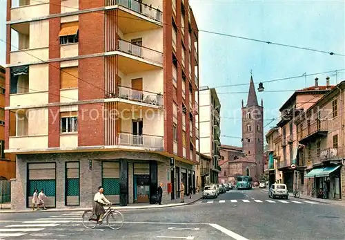 AK / Ansichtskarte Chieri Via Vittorio Emanuelle e Chiesa Chieri