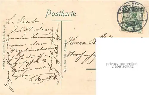 AK / Ansichtskarte Baden Baden Neuer Kurbrunnen in der Sophien Allee Baden Baden