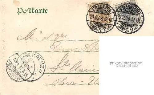 AK / Ansichtskarte Frankfurt_Main Goethehaus Frankfurt Main