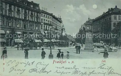 AK / Ansichtskarte Frankfurt_Main Zeil Frankfurt Main