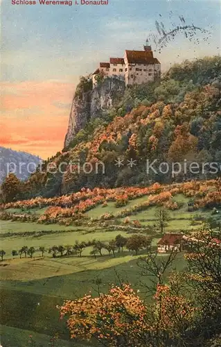 AK / Ansichtskarte Beuron_Donautal Schloss Werenwag Beuron Donautal