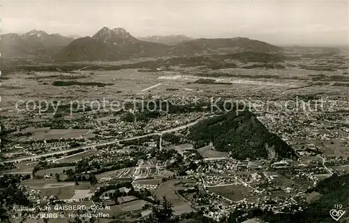 AK / Ansichtskarte Salzburg_Oesterreich Blick vom Gaisberg mit Hohenstauffen Salzburg_Oesterreich