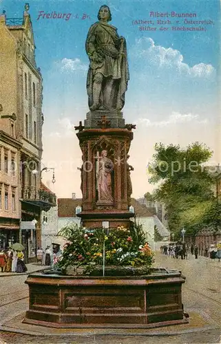 AK / Ansichtskarte Freiburg_Breisgau Albert Brunnen Freiburg Breisgau