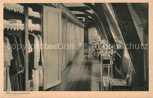 AK / Ansichtskarte Mainz_Rhein Haushaltungsschule St Josefstift Hauptgarderobe Mainz Rhein