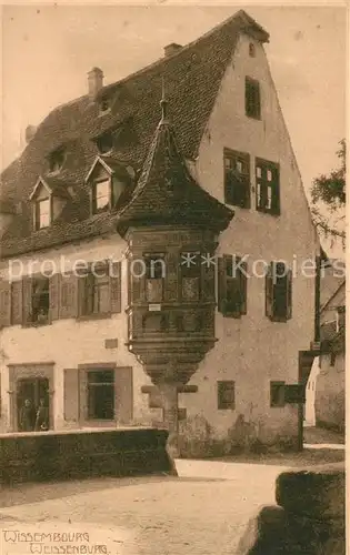 AK / Ansichtskarte Wissembourg La Maison Wissembourg