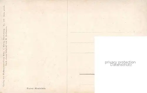 AK / Ansichtskarte St_Goar_Rhein Ruine Rheinfels 