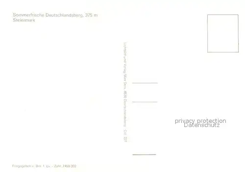 AK / Ansichtskarte Deutschlandsberg Fliegeraufnahme Deutschlandsberg