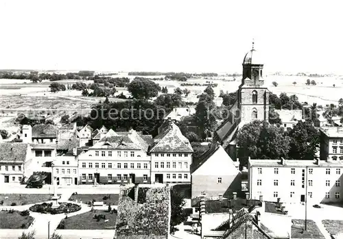 Zmigrod Plac Wojska Polskiego z prawej kosciol wzniesiony w latach Zmigrod