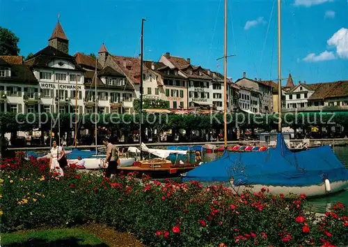 Rapperswil_BE Hafen am Zuerichsee Rapperswil BE