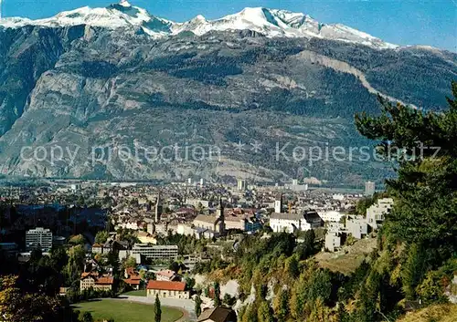 Chur_GR mit Calanda Chur_GR