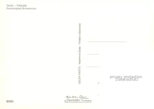 Thun_BE Freienhofplatz Sinnebruecke Thun_BE