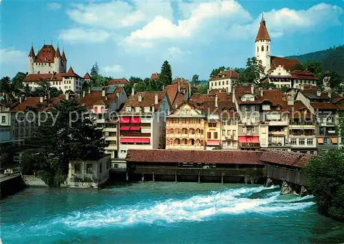 Thun_BE Schloss und Kirche Thun_BE