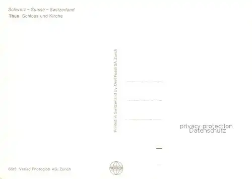 Thun_BE Schloss und Kirche Thun_BE