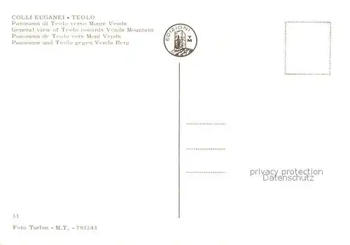 Colli_Euganei Panorama di Teolo verso Monte Venda Colli Euganei