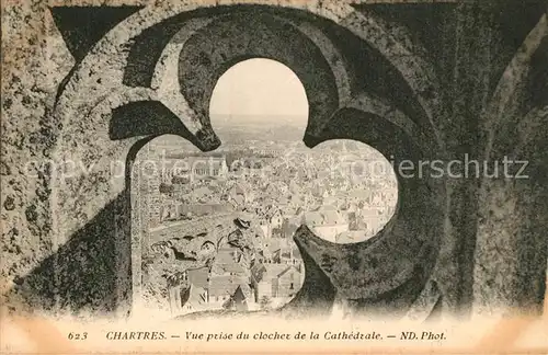 Chartres_Eure_et_Loir Vue prise du clocher de la Cathedrale Chartres_Eure_et_Loir