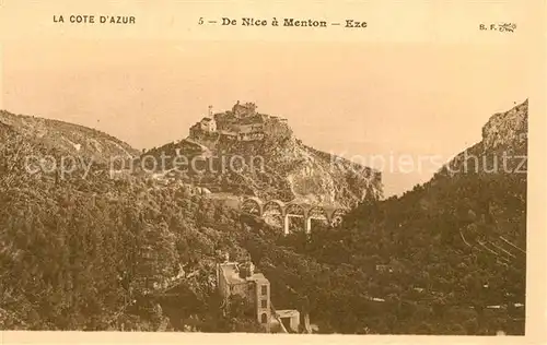 Eze_Alpes Maritimes Route de Nice a Mention Cote d Azur Eze_Alpes Maritimes