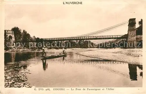 Issoire Pont de Parentignat et l Allier Issoire