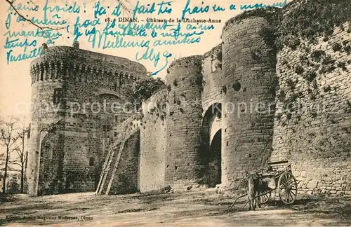 Dinan Chateau de la Duchesse Anne Dinan