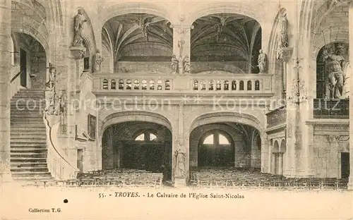 Troyes_Aube Calvaire de l Eglise Saint Nicolas Troyes Aube