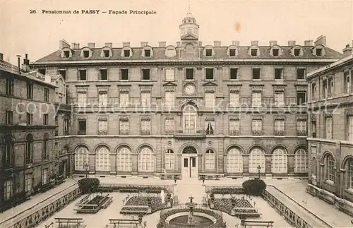 Paris Pensionnat de Passy facade principale Paris