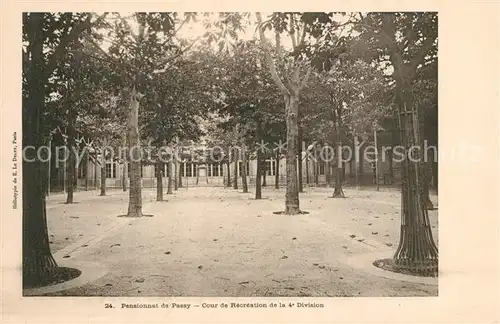 Paris Pensionnat de Passy Cour de Recreation de la 4e Division Paris