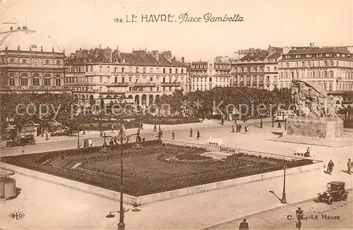 Le_Havre Place Gambetta Monument Le_Havre