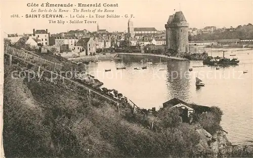 Saint Servan_Ille et Vilaine La Cale Tour Solidor Cote d Emeraude Saint Servan