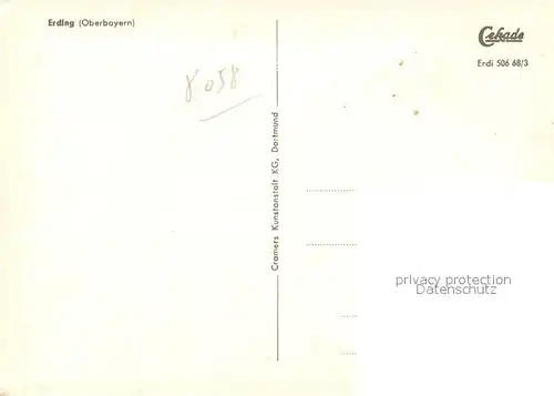 AK / Ansichtskarte Erding  Erding