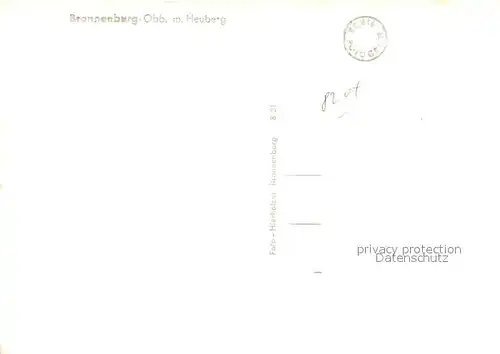 AK / Ansichtskarte Brannenburg mit Heuberg Brannenburg