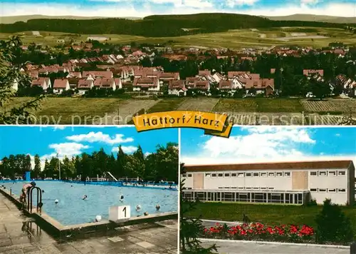 AK / Ansichtskarte Hattorf_Harz Freibad Hattorf Harz