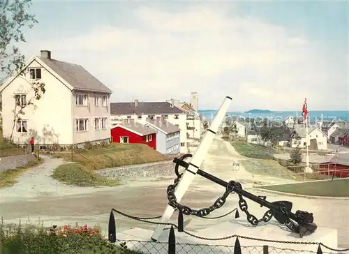 AK / Ansichtskarte Harstad Parti fra byen Harstad