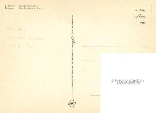 AK / Ansichtskarte Trondenes Kirke Trondenes