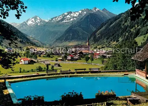 AK / Ansichtskarte Rauris mit Sonnblickgruppe und Schwimmbad Rauris