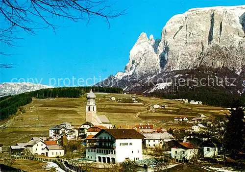 AK / Ansichtskarte Voels_Schlern_Suedtirol Panorama Voels_Schlern_Suedtirol