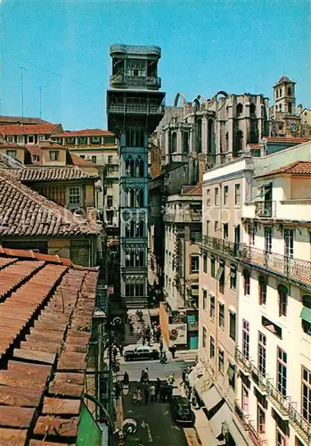 AK / Ansichtskarte Lisboa Elevador de Santa Justa Lisboa