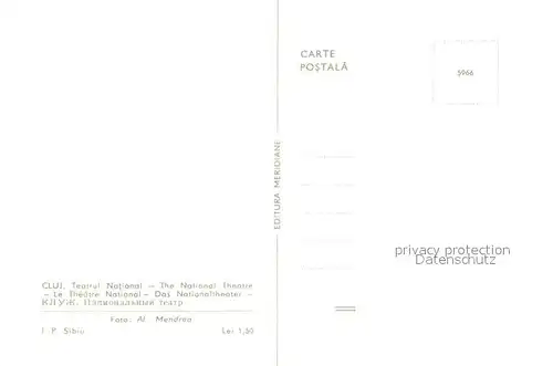 AK / Ansichtskarte Cluj Napoca Teatrul National Cluj Napoca