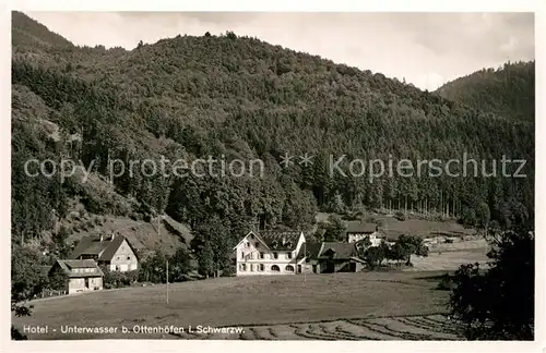 AK / Ansichtskarte Unterwasser_Ottenhoefen Hotel Panorama Unterwasser Ottenhoefen