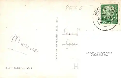 AK / Ansichtskarte Iburg_Teutoburger_Wald Stadtansicht Iburg_Teutoburger_Wald