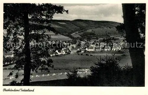 AK / Ansichtskarte Oberhundem Panorama Oberhundem