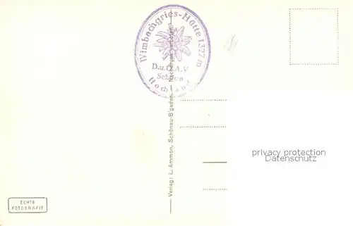 AK / Ansichtskarte Hochkalter Wimbachgriesalm Hochkalter