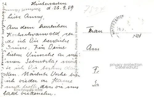 AK / Ansichtskarte Hinterzarten Fliegeraufnahme Hinterzarten