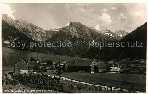 AK / Ansichtskarte Hinterstein_Bad_Hindelang Hinterdorf Hinterstein_Bad_Hindelang