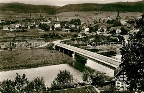AK / Ansichtskarte Hedemuenden Werrabruecke Hedemuenden