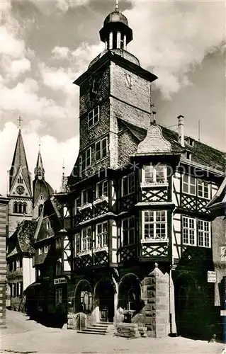 AK / Ansichtskarte Heppenheim_Bergstrasse Altes Rathaus Heppenheim_Bergstrasse