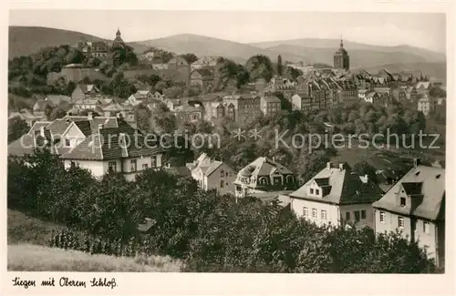 AK / Ansichtskarte Siegen_Westfalen Panorama Oberes Schloss Siegen_Westfalen
